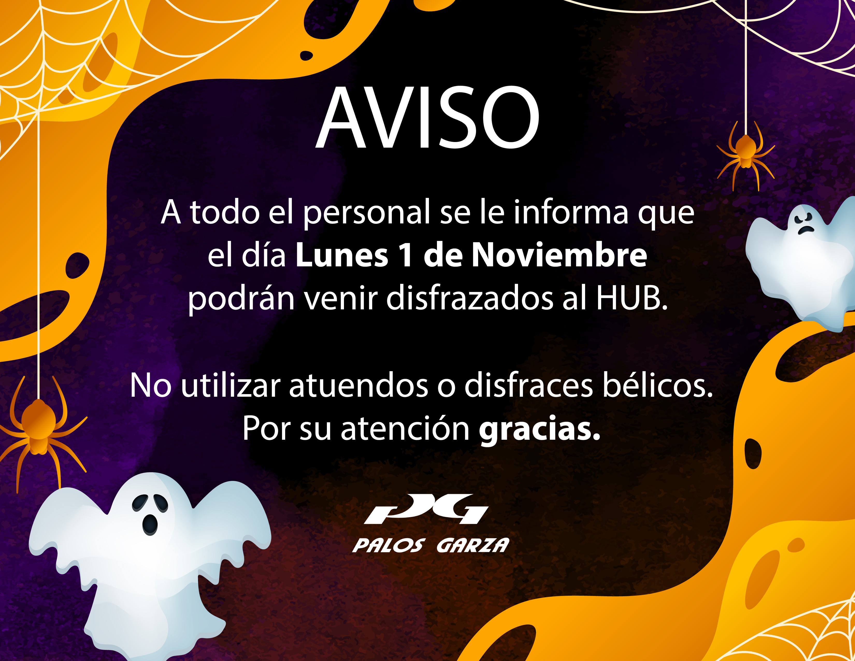 Aviso interno-Halloween